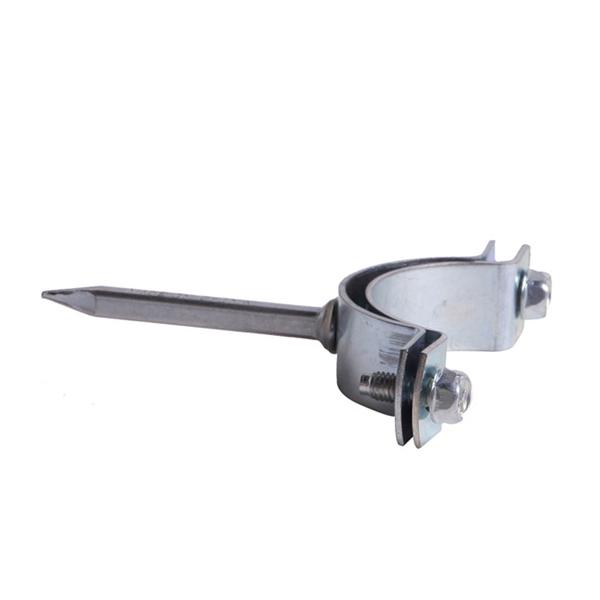 galvanized steel clamp with nail