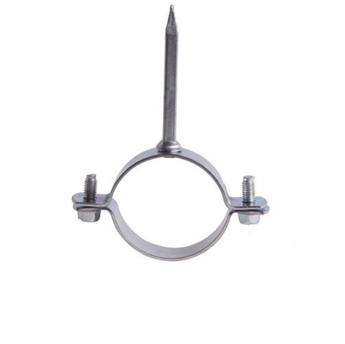 galvanized steel clamp with nail